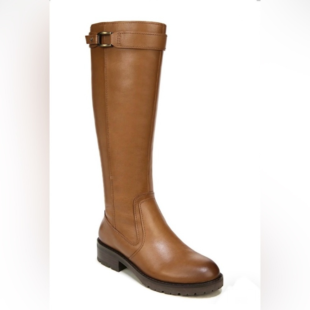 Naturalizer 27 Edit Cayce Leather Chestnut Boots sz 8.5 M